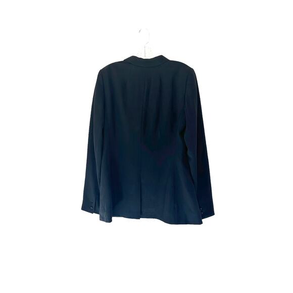 J.Crew 365 Black Preppy Academia Double Breasted Jacket Blazer Size 8 Tall - Picture 10 of 13